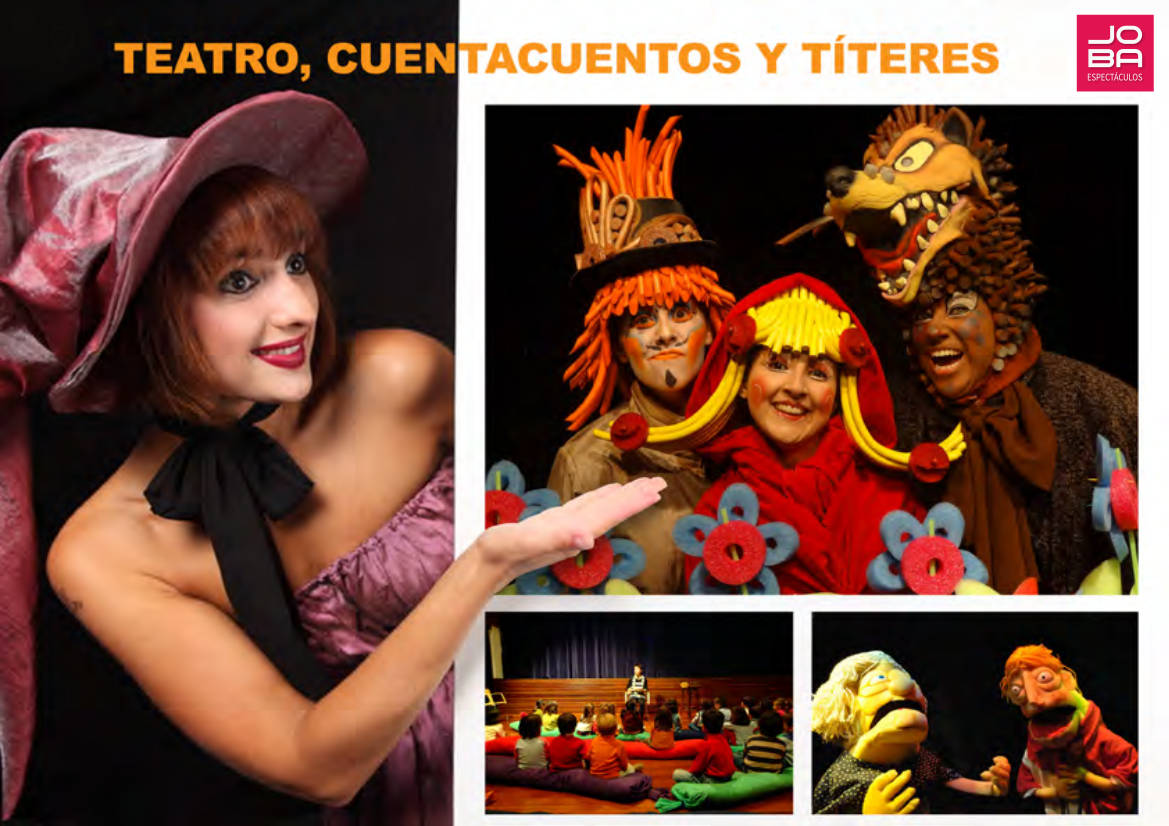 teatro infantil, cuentacuentos y títeres - JOBA Espectáculos