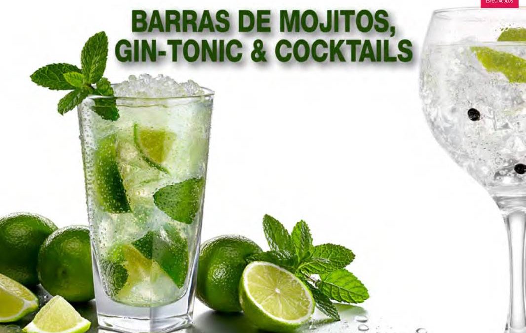 Barras de Mojitos, Gin-Tonics y Cocktails