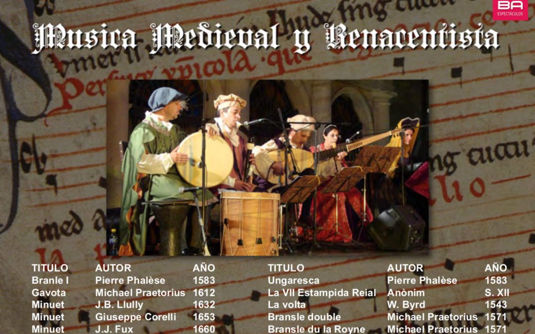 Música Medieval y Renacentista