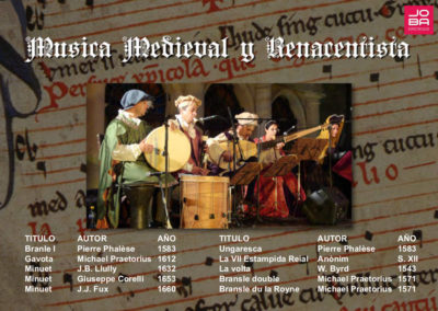 Música Medieval y Renacentista